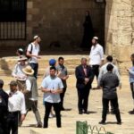 Israeli National Security Minister Itamar Ben-Gvir visits the Al-Aqsa compound,