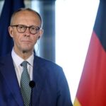 German Chancellor Merz attends a joint press conference with Finnish