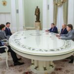 Russian President Putin meets Akie Abe, wife of former Japanese