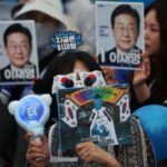 Presidential candidates attend their election campaign rallies