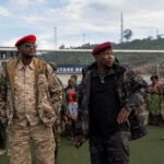 FILE PHOTO: M23 rebels secure captured Armed Forces of the