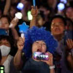 FILE PHOTO: Presidential candidates attend their election campaign rallies