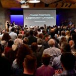 Community vigil at the Boulder Jewish Community Center in Boulder,