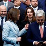 FILE PHOTO: Ukraine’s Iryna Mudra at International peace conference ‘Restoring
