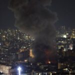 Israeli strike on Beirut’s southern suburbs, after the Israeli military