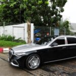 Motorcade believed to be carrying Thailand’s former Prime Minister Thaksin