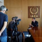 IAEA Director General Rafael Grossi during an interview with Reuters