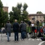 Designer Giorgio Armani’s private funeral, in Rivalta