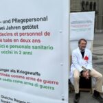 Hunger strike by Swiss doctors over Gaza in Bern
