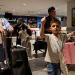 Gazan families with wounded children arrive to Lebanon for medical