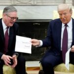 FILE PHOTO: U.S. President Donald Trump meets British Prime Minister