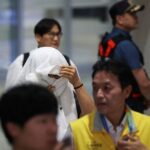 South Korean workers who were detained in an immigration raid