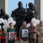 Monument to Russian soldiers involved in military conflict against Ukraine