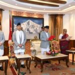 Nepal’s President Ramchandra Paudel administers Sushila Karki oath as Nepal’s