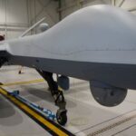FILE PHOTO: A U.S. Air Force MQ-9 Reaper drone sits