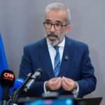 Portugal’s Foreign Minister Paulo Rangel announces that the Portuguese government