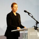 Prime Minister of Denmark Mette Frederiksen arrives in Greenland