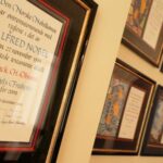 The Nobel Peace Prize diploma for former U.S. president, Barack