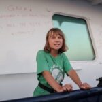Global Sumud Flotilla boats off Crete island, Greece, heading to
