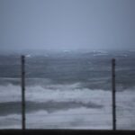 Post-Tropical Cyclone Gabrielle in Sao Miguel island in Azores