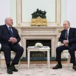 Russian President Putin meets with Belarusian President Lukashenko in Moscow