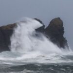 Post-Tropical Cyclone Gabrielle in Sao Miguel island in Azores