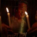 Aam Aadmi Party (AAP) hold a candlelight vigil for Ladakh