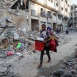Palestinians evacuate Gaza City amid an Israeli military operation