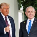 U.S. President Trump meets Israeli PM Netanyahu at the White
