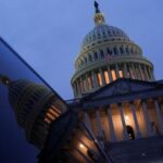 A view of the U.S Capitol dome, in Washington