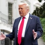 U.S. President Trump at the White House