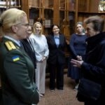 Britain’s Anne, Princess Royal, visits Kyiv