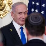 FILE PHOTO: U.S. President Trump meets Israeli PM Netanyahu at