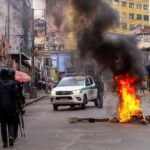 Demonstration against frequent power outages and water shortages in Antananarivo