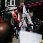 Postal Workers Protest in Downtown Toronto