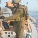 Gaza-bound vessel Oxygono, part of the Global Sumud Flotilla, as