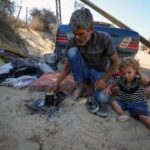 Gaza woman gives birth prematurely while fleeing, loses newborn twins
