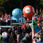 Strikes and anti-government protests called by French unions in France