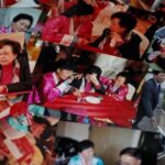 FILE PHOTO: Photos taken while Kim Hyun-sook attended last family