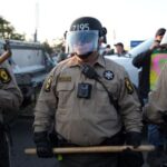 Protest outside the U.S. Immigration and Customs Enforcement (ICE) Broadview