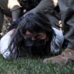 Protest outside the U.S. Immigration and Customs Enforcement (ICE) Broadview