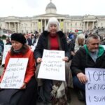 Protest against the British government’s ban on Palestine Action in