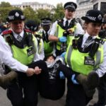 Protest against the British government’s ban on Palestine Action in