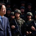 Taiwan’s President Lai Ching-te pays a visit to Songshan airbase