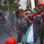 Pro-Palestinian protest in Mexico City