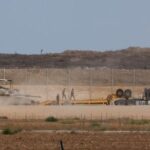 Israel-Gaza border after U.S. President Donald Trump announced that Israel