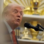 U.S. President Trump makes an announcement about lowering U.S. drug