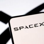FILE PHOTO: Illustration shows SpaceX logo