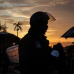 The Wider Image: Motorcycle taxi drivers of Cameroon’s Douala long