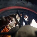 The Wider Image: Motorcycle taxi drivers of Cameroon’s Douala long